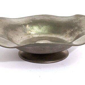 Vintage Pewter Candy Dish; Pewter # 698; Vintage Pewter Nut Dish; Pewter Bowl